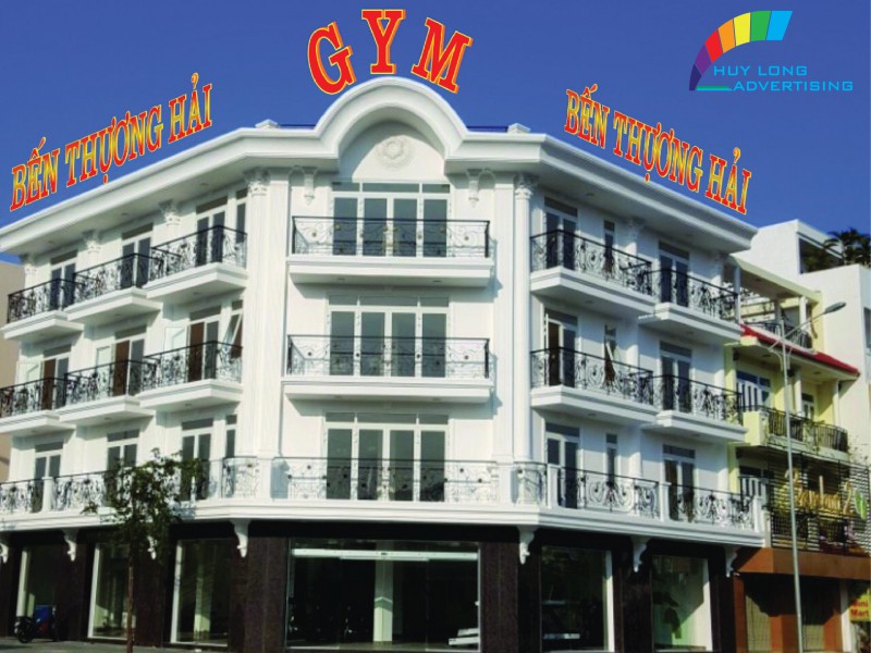 SẢN XUẤT - THI CÔNG - LẮP ĐẶT HỘP CHỮ QUẢNG CÁO GYM – BẾN THƯỢNG HẢI